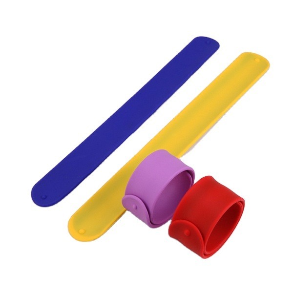 Uniquely Designed Silicone Ruler Slap Bracelet Durable Rubber Product