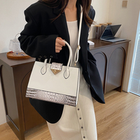 Nouveauté 2025 – Sacs fourre-tout en cuir imprimé serpent, sacs à main de luxe en PU pour femmes, sacs à bandoulière et sacs travers pour femmes