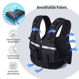 Adjustable Weighted Vest for <b>Women</b> Vest with 6 Ironsand <b>Weights</b> Julyfit Custom Fitness Training Running Adjustable <b>Weight</b> Vest - Product Image 6