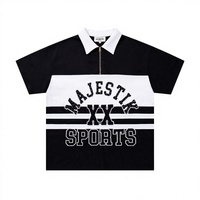 T-shirt Majestik pour homme, coupe oversize, 100% coton, imprimé numérique, col rond, manches courtes, style hip-hop streetwear, 260g, nouveauté 2026