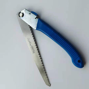 Sierra Plegable Dezhizhu de 270 mm con Hoja de Acero de Alto Carbono y Mango de Plástico Azul para Podar Árboles de Jardín - Product Image 2
