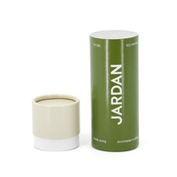Tube en papier personnalisé de qualité supérieure avec logo en feuille d'or pour l'emballage de bougies et de parfums