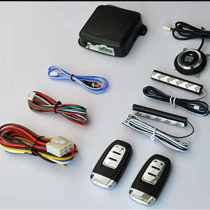 Pke Keyless Entry Push bắt đầu nút từ xa động cơ bắt đầu mới chống trộm báo động xe Thân cây phát hành tự động khóa Phanh dầu phát hiện - Product Image 1