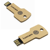Kunci Usb kertas OEM 3.0, kartu memori Flash Drive bentuk kunci 8 gb 128 Gb Oem harga rendah tipe kartu Usb Flash Drive dapat didaur ulang