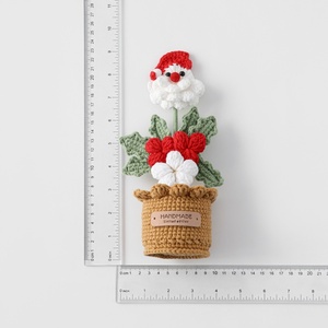 Cadeau de Noël et du Black Friday, fini à la main, motif flocon de neige, Père Noël, plante en pot, e-commerce transfrontalier - Product Image 4