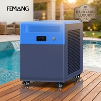 Refroidisseur d'eau de luxe pour bain de glace, homologué extérieur, avec boîtier anti-UV, pour la maison, le jardin et le bord de la piscine