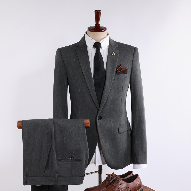 Costume Gris Foncé
