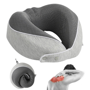 <b>Memory</b> <b>Foam</b> U-Shaped Pillow - Slow-Rebound Travel Neck Pillow with Foldable Design Portable Cervical Support for Airplane - Product Image 1