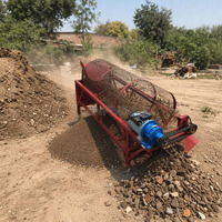 Machine de tamisage électrique résistante aux chocs pour le sable, la terre, les agrégats, le gravier, la sciure de bois