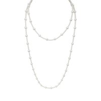 Collier Pendentif Étoile Éternelle Classique Haut de Gamme pour Femme, Perle d'Eau Douce, Détails Délicats en Argent Sterling S925, Idéal Cadeau de Luxe