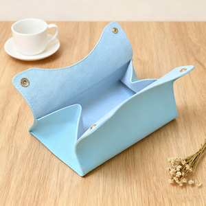 Distributeur de papier personnalisé style nordique simple, boîte à mouchoirs moderne en cuir PU, organiseur de bureau, vente en gros pour la maison, le bureau et la décoration de voiture - Product Image 4