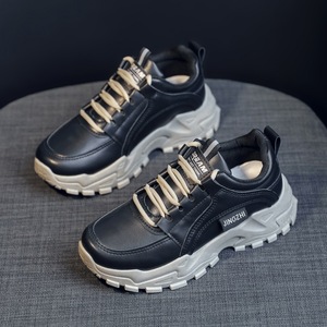 <strong>Daddy</strong> Shoes Women Shoes Winter New Retro Simple Thick Sole Casual Women Shoes - Product Image 2