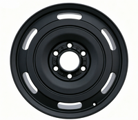 Nouvelles jantes tout-terrain forgées 17-20 pouces noir mat rétro avec simulation de beadlock pour camion et SUV 5x127 6x135 en alliage d'aluminium 20mm ET