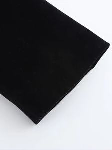 Giacca da donna 2025 di fascia alta monopetto da donna in velluto <span class=keywords><strong>nero</strong></span> <span class=keywords><strong>con</strong></span> decorazione a <span class=keywords><strong>bottoni</strong></span> per il temperamento autunno inverno - Product Image 5