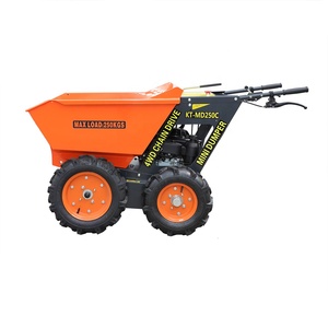 Konrant 250kg điện xe cút kít CE phê duyệt giá thấp Xe đẩy bê tông minidumper motocariola cingolata - Product Image 5