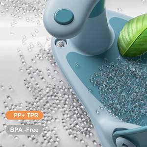 Siège de baignoire pour bébé avec ventouses Siège de <span class=keywords><strong>bain</strong></span> pour bébé Support de dossier Siège de <span class=keywords><strong>bain</strong></span> pour bébé avec thermomètre à eau - Product Image 5