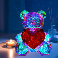 Holographische Folie USB-Stecker Polar LED Magisches Licht Weihnachtsbaum Wohnzimmer Party-Requisiten Dekoration Weihnachtsschmuck und Basteleien