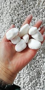 حديقة الطبيعية هبط جولة الثلوج الأبيض حصى - Product Image 6