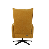 Fauteuil inclinable électrique pivotant en tissu chenille, canapé simple avec repose-pieds pour salon, meubles de maison
