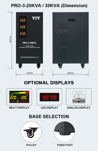 <span class=keywords><strong>20kva</strong></span> ba pha SVC tự động điều chỉnh điện áp ổn định 380V 400V 220V động cơ servo Loại AC vật liệu đồng 30kVA - Product Image 5