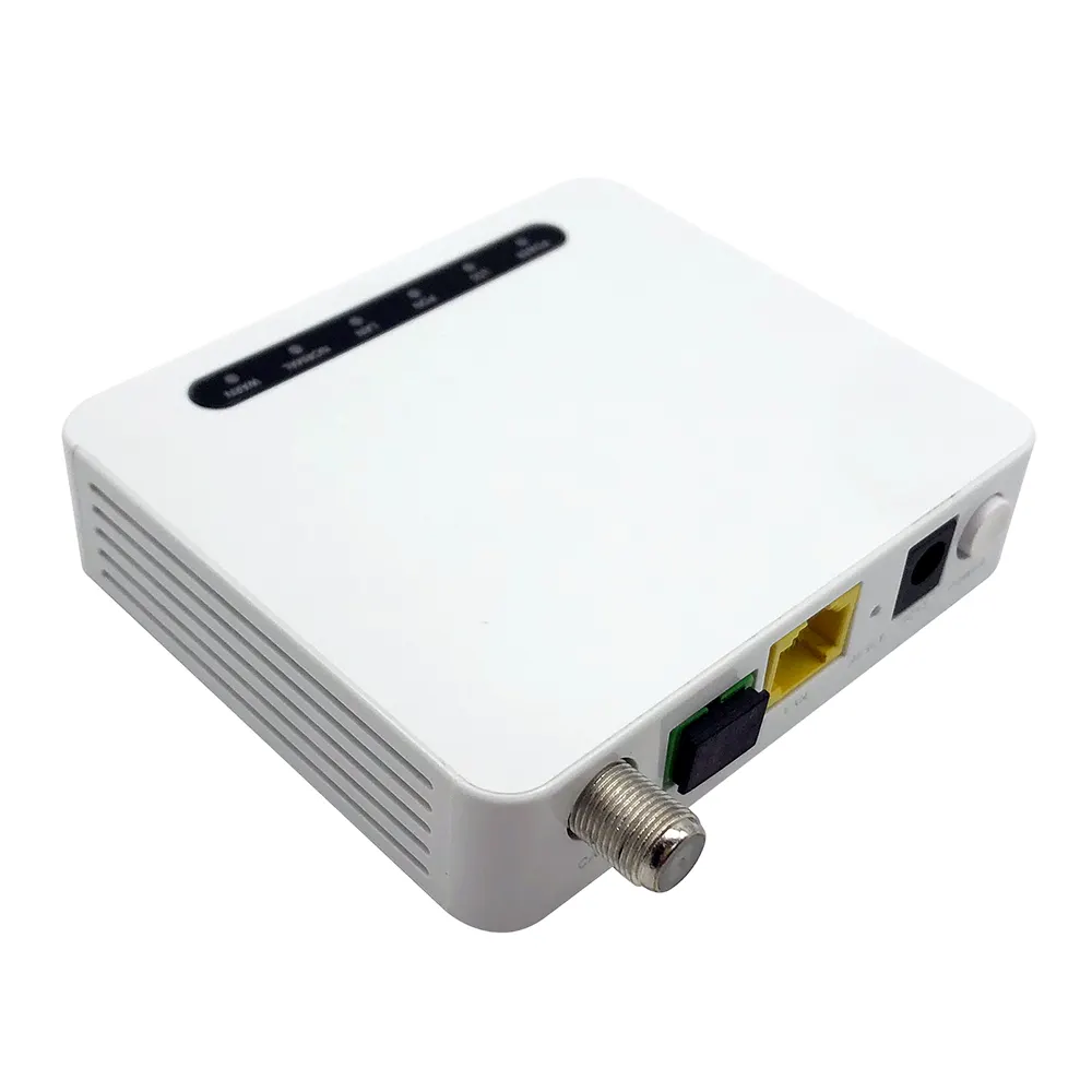 SILUN ftth GPON ONT SL-801T com modem 1GE+CATV+WDM+AGE para rede de fibra óptica conectar roteador igual a HG8012H