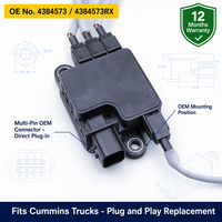 Capteur de température des gaz d'échappement 4384573 4384573RX, compatible avec le thermocouple Cummins ISB QSB