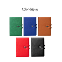 Carnet A5 en cuir PU rigide personnalisé avec logo imprimé, bloc-notes de bureau et agenda avec nouvelle boucle design – Vente en gros