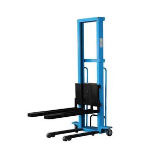 Apilador Portátil Autocargable de 1000 kg, Mini Montacargas <span class=keywords><strong>Manual</strong></span> Semieléctrico - Product Image 2