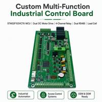Tarjeta de Control Industrial, Interfaz HMI, Controlador de Motor de 12-36V CC, RS485, USB, Relé, Sensor de Pesaje, Lector de Tarjetas, Fabricante ODM