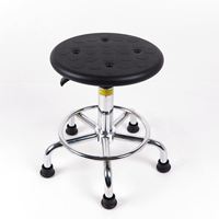 Type de réglage de la hauteur chaise noire antistatique tabouret ESD écologique moderne école laboratoire meubles école laboratoire informatique
