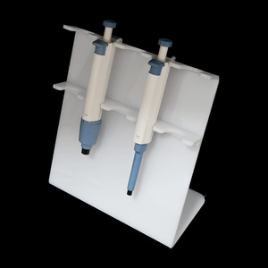 Support à pipettes en acrylique 5 positions type Z pour pipettes Eppendorf 4, 6, 3, 8 puits - Product Image 2