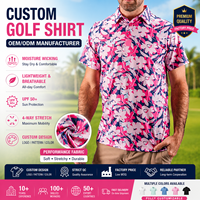 Polo en polyester imprimé de haute qualité avec logo personnalisé, manches courtes pour hommes, t-shirts de golf, chemises polos pour hommes en coton