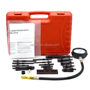 Kit de testeur de compression de moteur <span class=keywords><strong>diesel</strong></span> professionnel TU-15B 0-1000 PSI, manomètre de pression de cylindre universel pour camions, tracteurs, voitures - Product Image 4