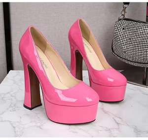 2025 <span class=keywords><strong>zapatos</strong></span> <span class=keywords><strong>de</strong></span> tacón <span class=keywords><strong>de</strong></span> tobillo <span class=keywords><strong>de</strong></span> <span class=keywords><strong>talla</strong></span> grande para <span class=keywords><strong>mujer</strong></span>, tacones altos, parte inferior gruesa, cabeza <span class=keywords><strong>de</strong></span> mesa impermeable, boca baja, sin cordones para tendencia <span class=keywords><strong>de</strong></span> moda - Product Image 3