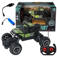 Vente chaude Camion monstre électrique rechargeable 2,4 GHz RC 4 roues motrices Tout-terrain Télécommande Rock Crawler avec batterie