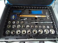Ensemble d'outils professionnels avec valise, combinaison de 85 pièces, modèle allemand, vente en gros, 02LB015