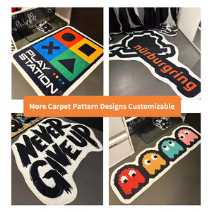 Tappeto per Soggiorno, <span class=keywords><strong>Tappeti</strong></span> e Moquette di Design Anime, Tappeto Sagomato su Misura con Logo Personalizzato - Product Image 2