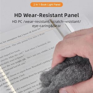 2026 Nâng Cấp Có Thể Sạc Lại Thông Minh Đọc Sách Ánh Sáng Rõ Ràng LED Phẳng Cuốn Sách Ánh Sáng Với 3 Màu Sắc Cuốn Sách Trang Ánh Sáng Với Điều Chỉnh Độ Sáng - Product Image 5