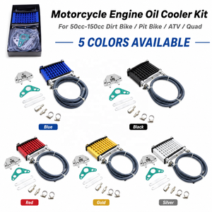 Refroidisseur d'huile moteur en aluminium pour moto, <span class=keywords><strong>radiateur</strong></span> de refroidissement pour moto tout-terrain, ATV pour 125cc 140cc 150cc - Product Image 6