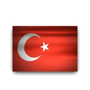 Le drapeau turc 3x5 pieds à Double fil peut prendre en charge un Service personnalisé