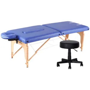 Ucuz fiyat taşınabilir masaj masası katlanabilir Lashbed yatak Spa mağazası için