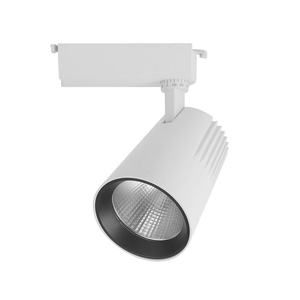 Faretto da binario 30W, 2700K, 2700lm, orientabile a 36°, 330°, dimensioni 19x9 cm - Illuminazione efficiente per spazi interni - Product Image 1
