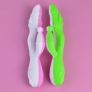 Vibrador silencioso Rosa Cityfun para mujer, consolador vibrador y juguetes sexuales para mujer, varita de masaje, 10 patrones de vibración para placer Sexual