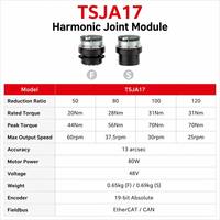 Módulo de Articulación Armónica A2JH-TSJ17 para Robot, 48V, Peso 680g, Aplicado en Robots y Brazos Colaborativos, Personalizable