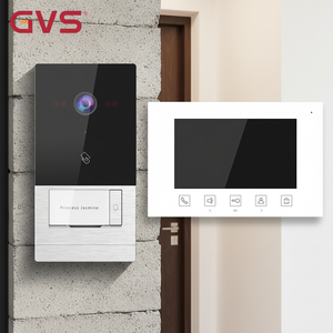 Intercomunicador para Apartamentos GVS, Monitor Interior de 7 Pulgadas con Dos Cables y Botones Táctiles, <span class=keywords><strong>Videoportero</strong></span>, Teléfono de Puerta, Intercomunicador Audiovisual - Product Image 1