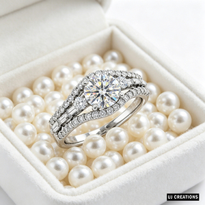 <b>Custom</b> 9K/14K/18K Solid Gold 1ct Round Lab Grown Diamond <b>Ring</b> VVS-VS Quality Brilliant Cut Wedding <b>Ring</b> - Product Image 2