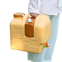 Bouteille de désinfectant pour les mains, seau à eau avec robinet, camping en plein air, voyage en voiture, réservoir de stockage d'eau