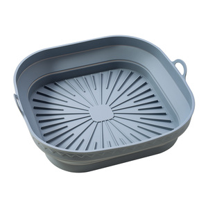 Stampo in Silicone <span class=keywords><strong>per</strong></span> <span class=keywords><strong>Friggitrice</strong></span> <span class=keywords><strong>ad</strong></span> <span class=keywords><strong>Aria</strong></span>, Moderno e Pieghevole, Quadrato o Rotondo, <span class=keywords><strong>per</strong></span> Cucina e Alimenti - Product Image 2
