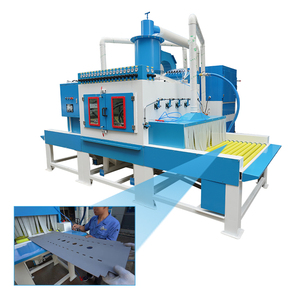 Professional Automatic Sand Blasting Machine Roller Conveyor <b>Sandblaster</b> for Heavy Workparts - Product Image 1