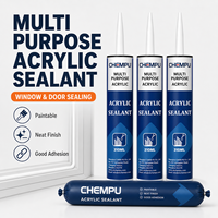 Mastic acrylique 1K en gros pour portes, scellant à faible odeur, nettoyant, pour fissures murales, séchage rapide